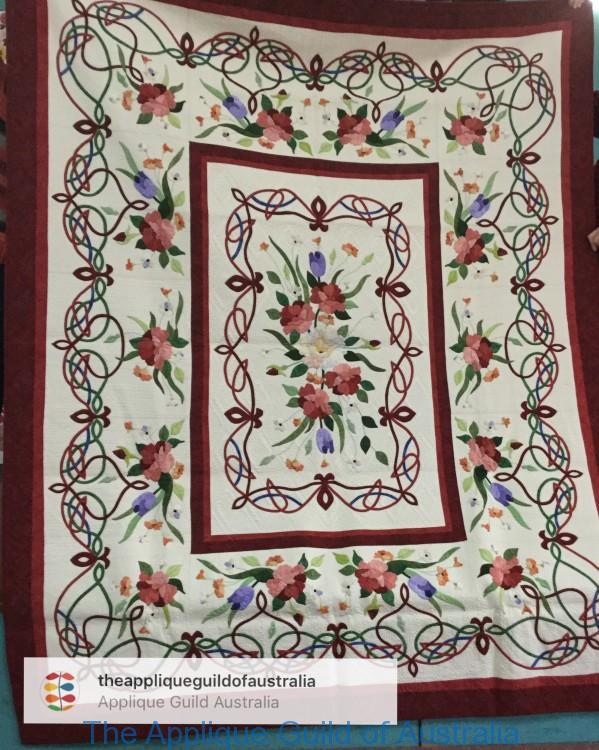 "Celtic Garden" by Alice Proudfoot...pattern by Dianne Johnstone.