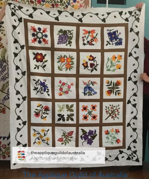 "My Baltimore" by Magdalens Mavracic...designed by Magdalena using "100 Appliqué Blocks"