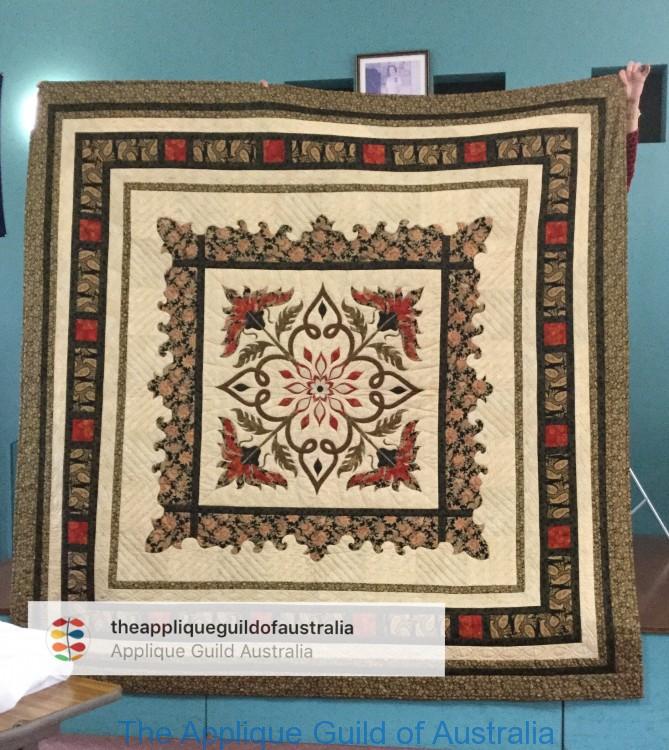 "Firebird" by Barbara Dellar...pattern by Fran Sorbel