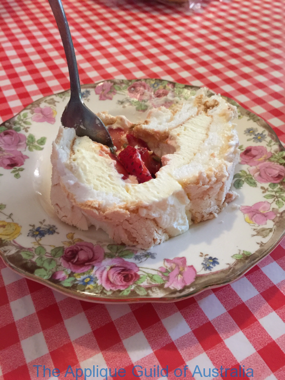 When on retreat you must always have desserts.