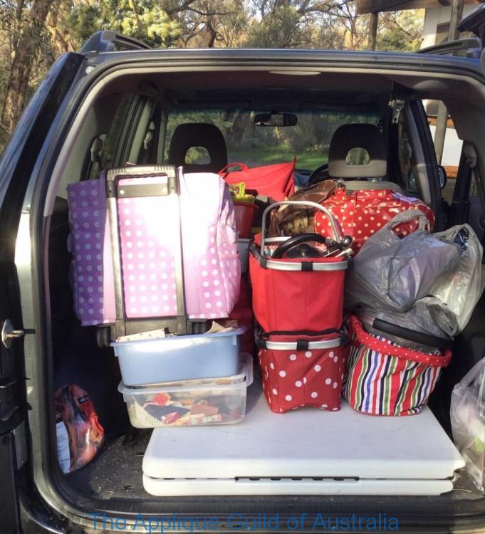 Packing for retreat is a science. Always take more than you will need.